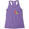 Rainbow Equality Heart Racerback Tank