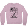 navy  girl Crewneck Sweatshirt