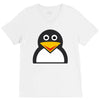 penguin face V-Neck Tee