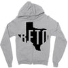 Beto Texas Map Zipper Hoodie