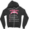 technician's wife Zipper Hoodie