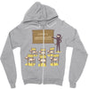 ninja school Zipper Hoodie