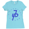 jake paul blue Ladies Fitted T-Shirt