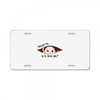 June Peeking Out Baby Boy License Plate