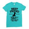 Best Friend Doberman Ladies Fitted T-Shirt