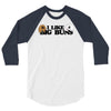 i like big buns bunny love 3/4 Sleeve Shirt