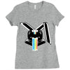 Killerbunny2007 Rainbow Overflow Ladies Fitted T-Shirt