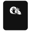 rabbit silhouette Mousepad