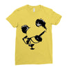 panda Ladies Fitted T-Shirt