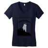 I Want To Believe (f243) Women's V-Neck T-Shirt