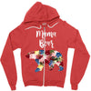 mama bear floral Zipper Hoodie