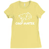 carp hunter pike angler fishing new Ladies Fitted T-Shirt