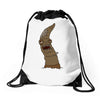 worm zombie Drawstring Bags