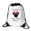 I'm Having a Little Disney Princess Drawstring Bags
