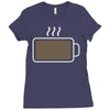 fully charged Ladies Fitted T-Shirt