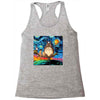 Totoro Van Gogh Parody Racerback Tank