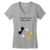Creating a Little Disney Magic Character Women's V-Neck T-Shirt