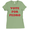 vote for pedro film retro napoleon classic sticker transfer iron on Ladies Fitted T-Shirt