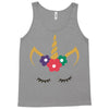 unicorn face Tank Top