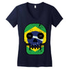 brazil till i die Women's V-Neck T-Shirt