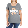 Hope Keeps Me Going Ladies Curvy T-Shirt