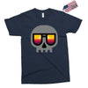 sunset skull Exclusive T-shirt