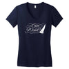 got wind sailing boat Women's V-Neck T-Shirt