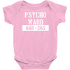 psycho ward  funny  fancy dress horror halloween mental health Baby Onesie