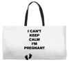 I Can't Keep Calm I'm Pregnant Weekender Totes