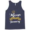 kings are born in january Tank Top