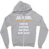 July Girl Zipper Hoodie