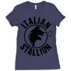 Rock Balboa italian stallion Ladies Fitted T-Shirt