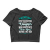i don't have stepdaughter funny gift for stepdad. Crop Top