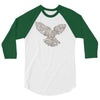 dove typography 3/4 Sleeve Shirt