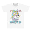 unicorns are born in february cute unicorn All Over Men's T-shirt