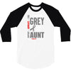i wear grey for my aunt 1 3/4 Sleeve Shirt