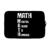 math mental abuse to humans Laptop sleeve