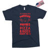 horror movies, pizza and beer Exclusive T-shirt