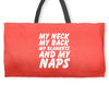 My Neck My Back My Triceps And My Lats Weekender Totes