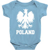 poland polska polish football flag new Baby Onesie