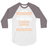 I am Not Super Woman But I'm Fighting Uterine Cancer So Close Enough 3/4 Sleeve Shirt