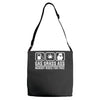 gas grass ass nobody rides for free funny Adjustable Strap Totes