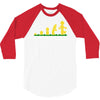 evolution of lego man 3/4 Sleeve Shirt