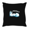 adopt a crystal critter Throw Pillow