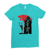 the king and the white wol Ladies Fitted T-Shirt