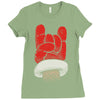 christmas rocks Ladies Fitted T-Shirt
