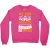 My Son Is Super Awesome His Mother Crewneck Sweatshirt