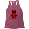 deadpool robot Racerback Tank
