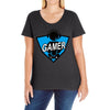 stay gamer Ladies Curvy T-Shirt