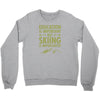 education is important but skiing is importanter Crewneck Sweatshirt